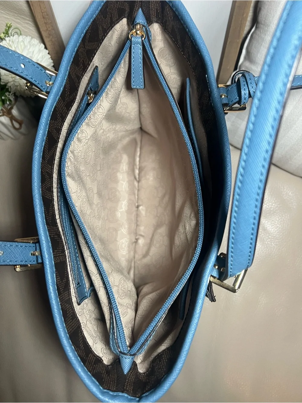 Vintage Michael Kors Jet Set Medium Snap Front Tote